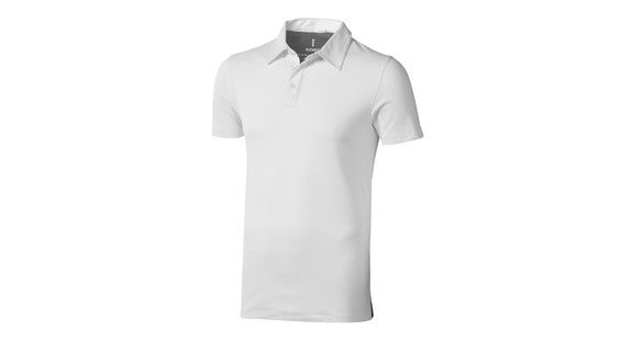 polo propre style Blanc Anthracite
