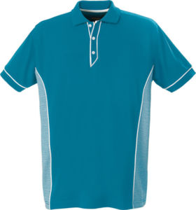 polo couleur contraste  Turquoise