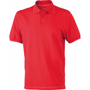 polo femme extensible Rouge