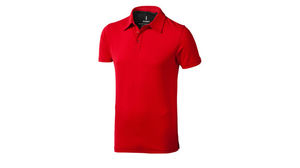 polo propre style Rouge Anthracite