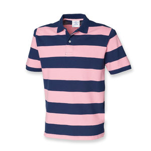 polo rugby personnalisable Marine Rose