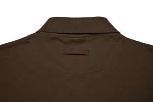 Textile publicitaire : Blended Pocket Polo Marron 3
