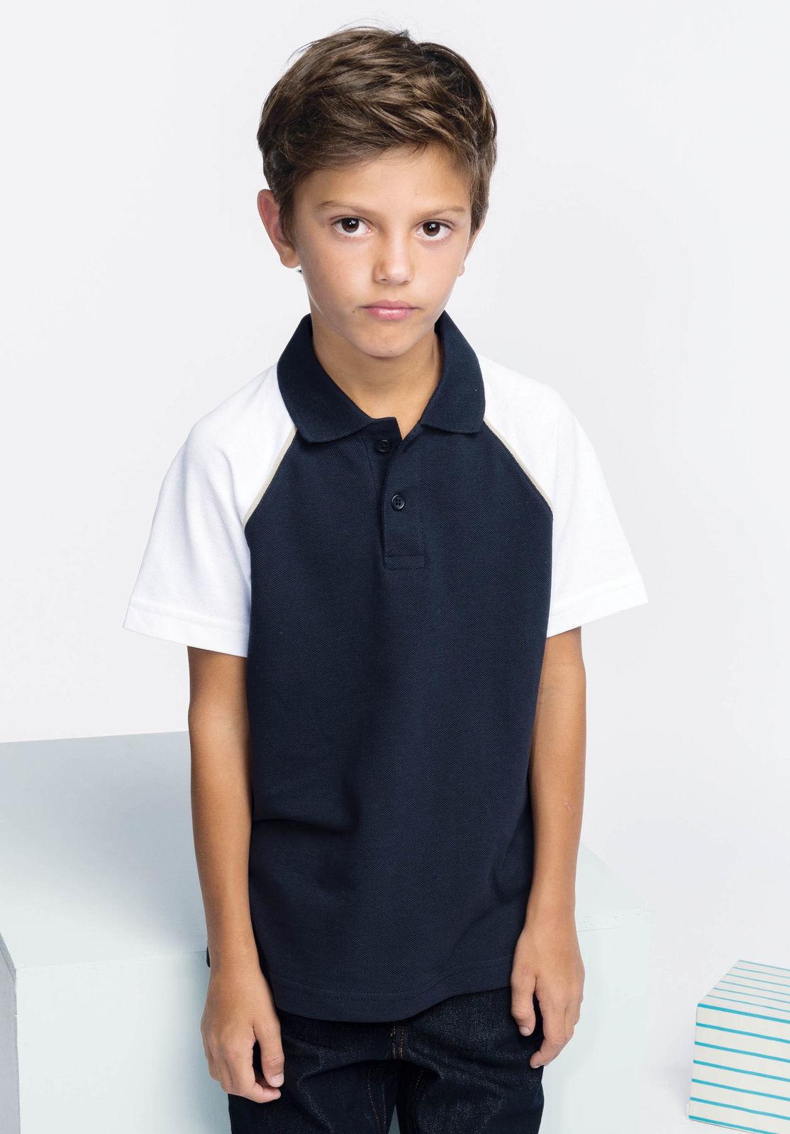 Finway-Vêtements objets personnalisés-Polo manches courtes Enfants