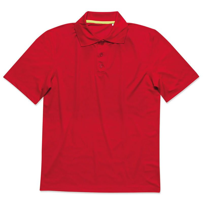 Active 140 Men | Polo manches courtes publicitaire pour homme Rouge 1