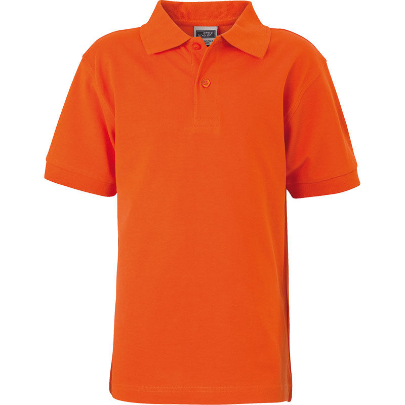 Booru | Polo manches courtes personnalisé pour homme Orange Foncé