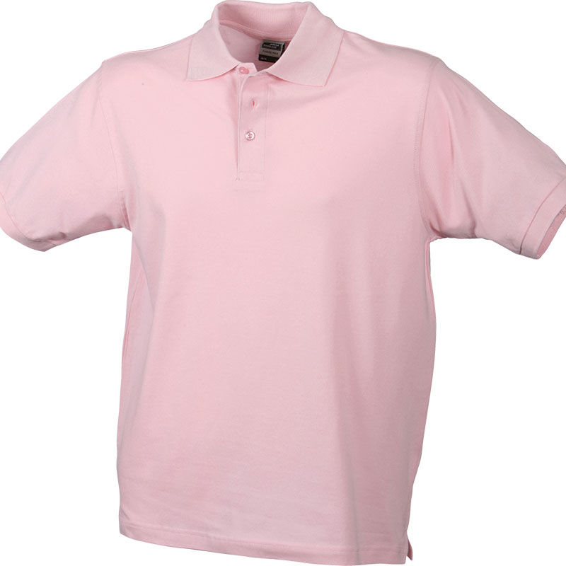 Booru | Polo manches courtes personnalisé pour homme Rose clair