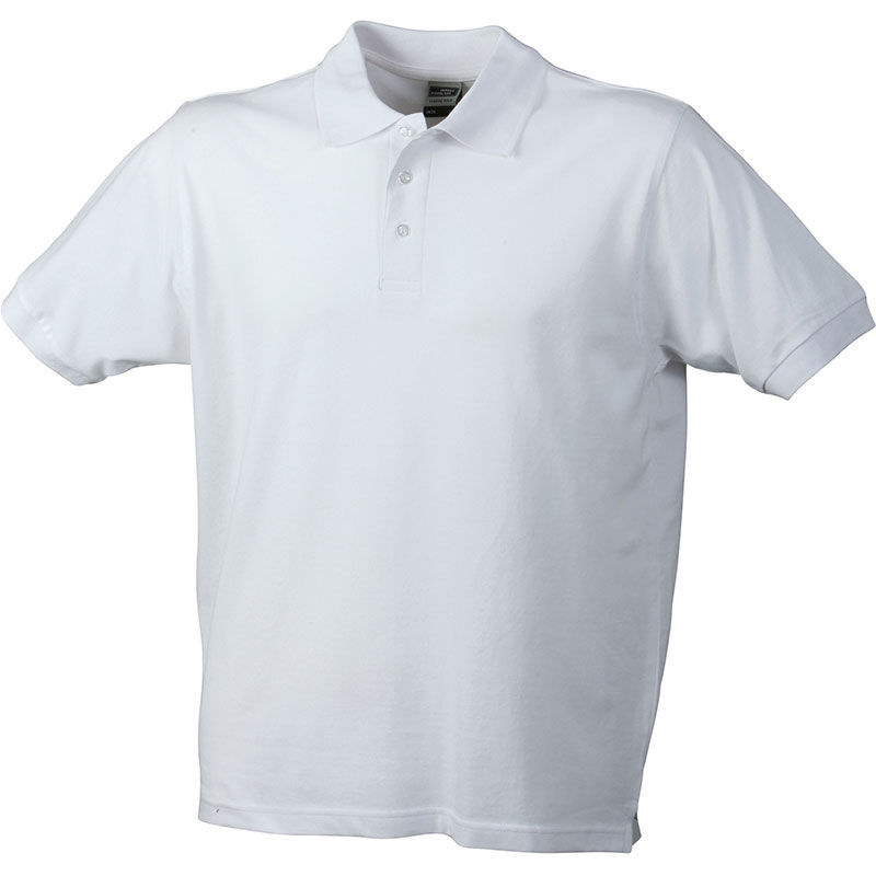 Dellu | Polo manches courtes publicitaire pour homme Blanc