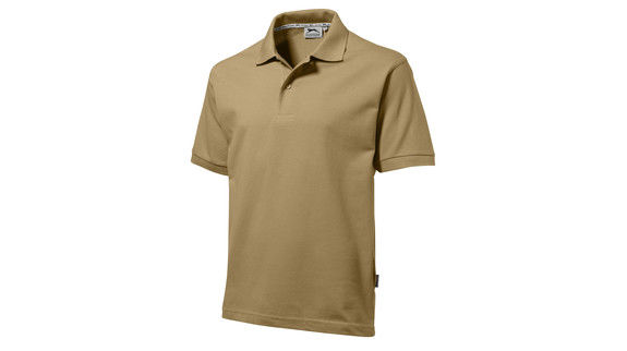 F-Hand | Polo manches courtes personnalisé pour homme Beige