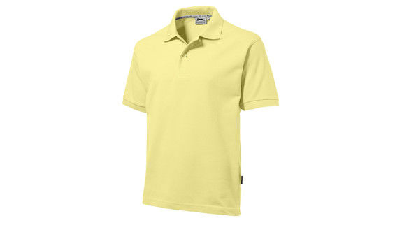 F-Hand | Polo manches courtes personnalisé pour homme Jaune clair