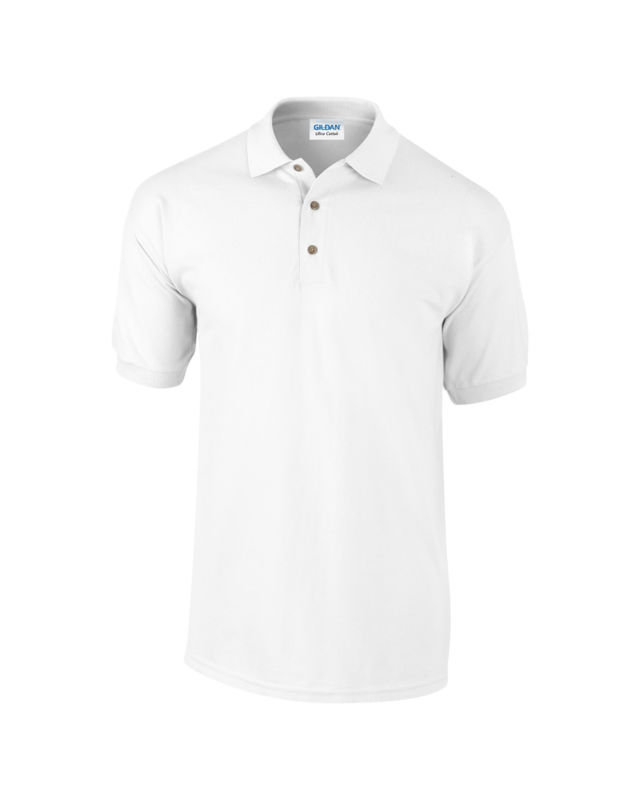 Gassa | Polo manches courtes publicitaire pour homme Blanc 3