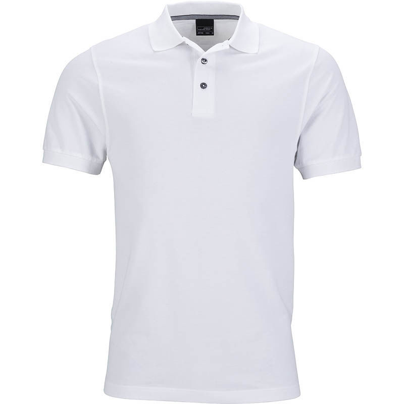 Goonoo | Polo manches courtes personnalisé pour homme Blanc