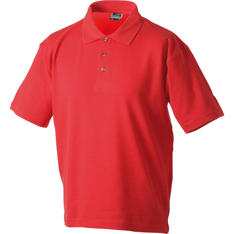 Hawy | Polo manches courtes personnalisé pour homme Rouge