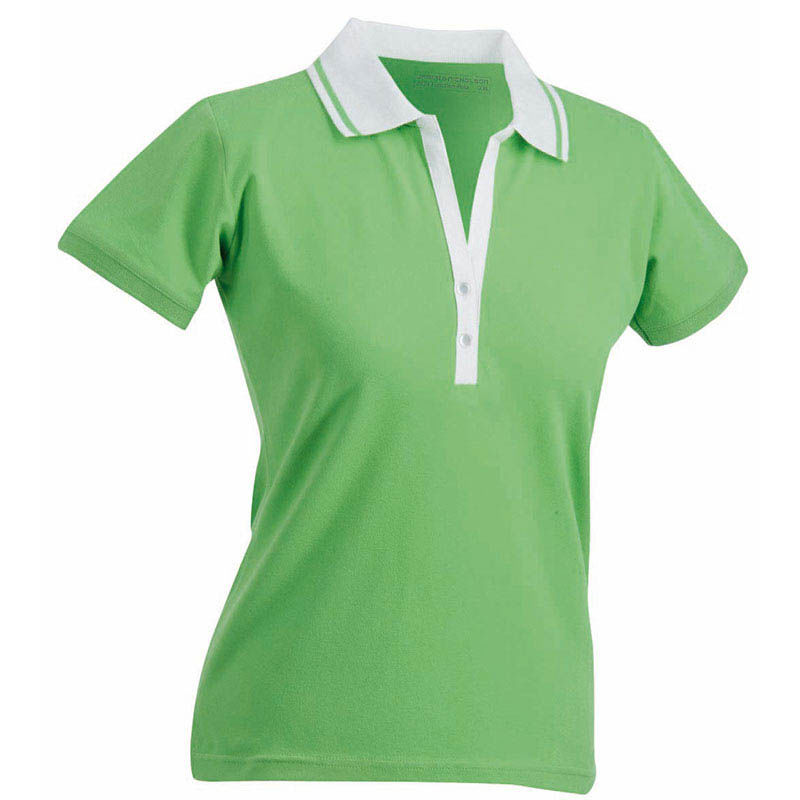 Hozi | Polo manches courtes personnalisé pour femme Vert