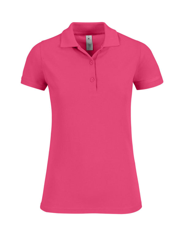 Ioguti | Polo manches courtes publicitaire pour homme Fuchsia