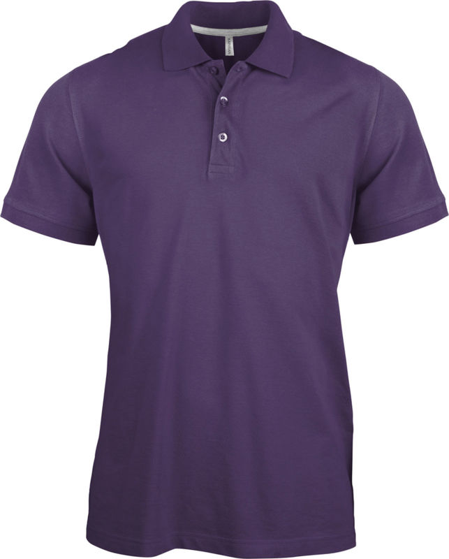 Kariban Vii | Polo manches courtes publicitaire pour homme Violet