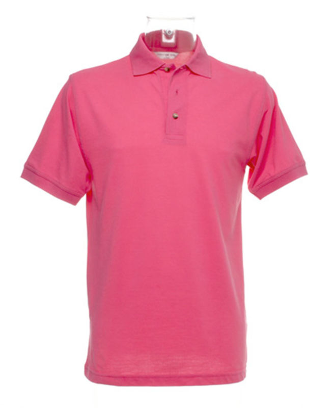 Kyssa | Polo manches courtes personnalisé pour homme Rose 1