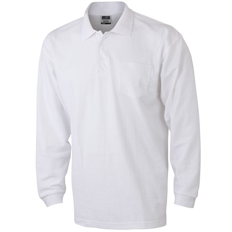 Loke | Polo manches courtes publicitaire pour homme Blanc