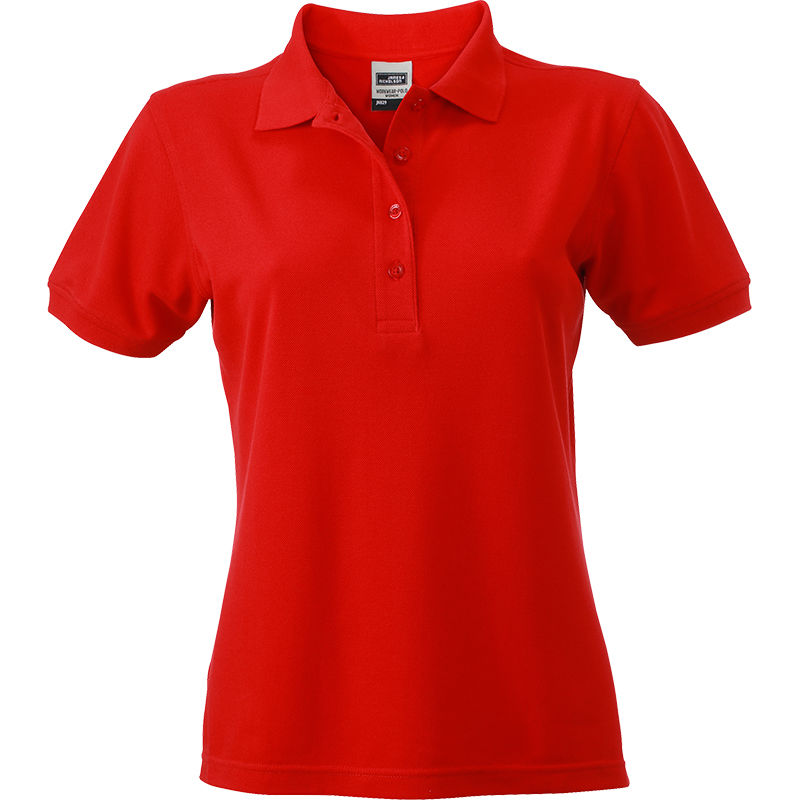 Loobi | Polo manches courtes publicitaire pour femme Rouge