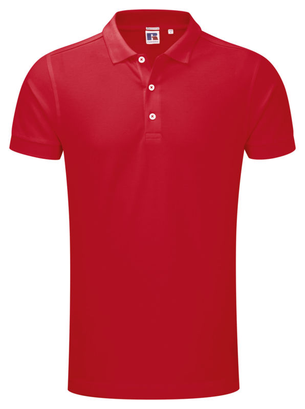 Men'S Stretch | Polo manches courtes personnalisé pour homme Rouge 1