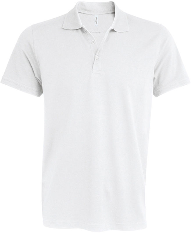 Mike | Polo manches courtes personnalisé pour homme Blanc