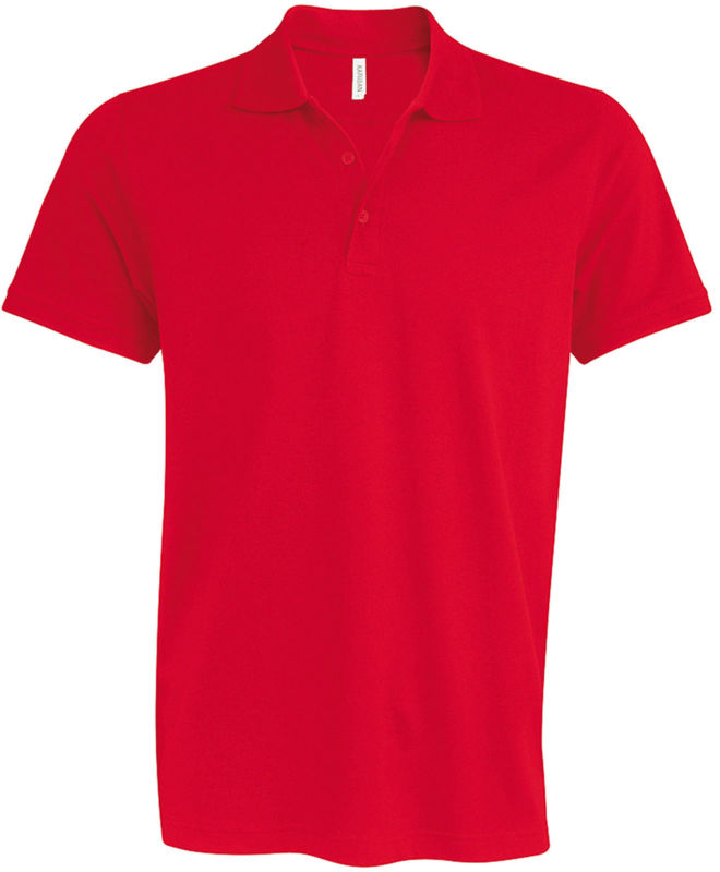 Mike | Polo manches courtes personnalisé pour homme Rouge