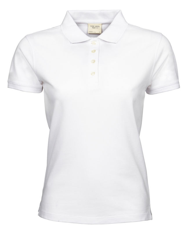 Nake | Polo manches courtes publicitaire pour femme Blanc 1