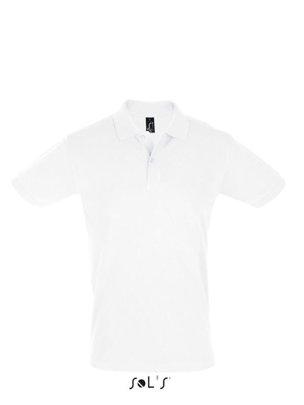 Perfect Men | Polo manches courtes publicitaire pour homme Blanc