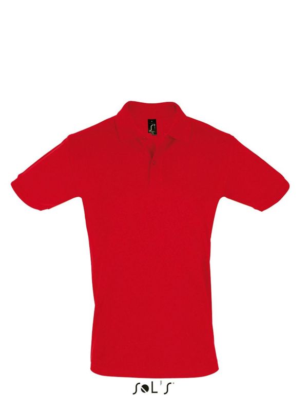 Perfect Men | Polo manches courtes publicitaire pour homme Rouge