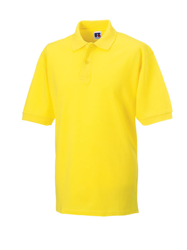 Piquehemd | Polo manches courtes personnalisé pour homme Jaune 1