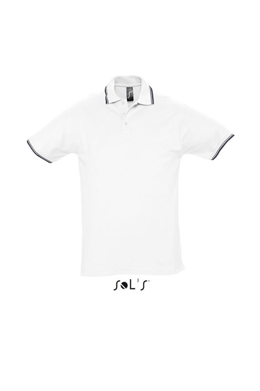 Practice | Polo manches courtes publicitaire pour homme Blanc