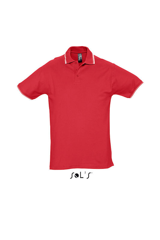 Practice | Polo manches courtes publicitaire pour homme Rouge