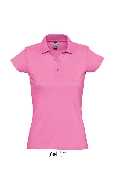 Prescott Women | Polo manches courtes personnalisé pour femme Rose Orchidee