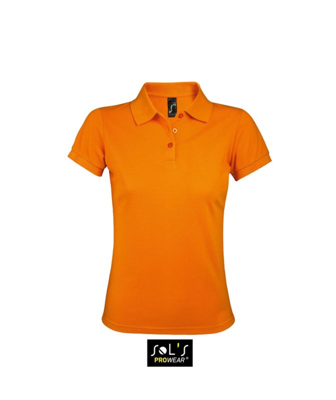 Prime Women | Polo manches courtes personnalisé pour femme Orange