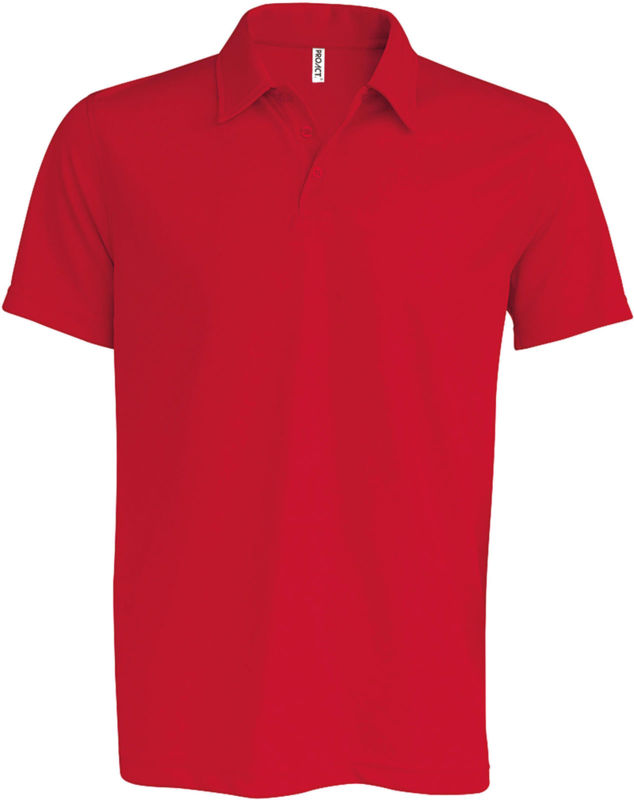 Qoxu | Polo manches courtes publicitaire pour homme Rouge