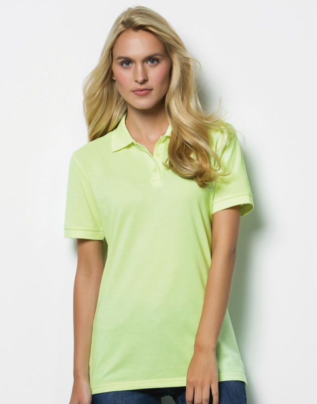 Quba | Polo manches courtes personnalisé pour femme Lime 3