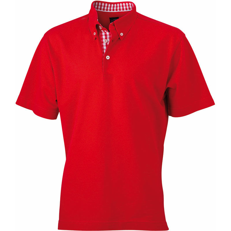 Rihi | Polo manches courtes publicitaire pour homme Rouge Rouge