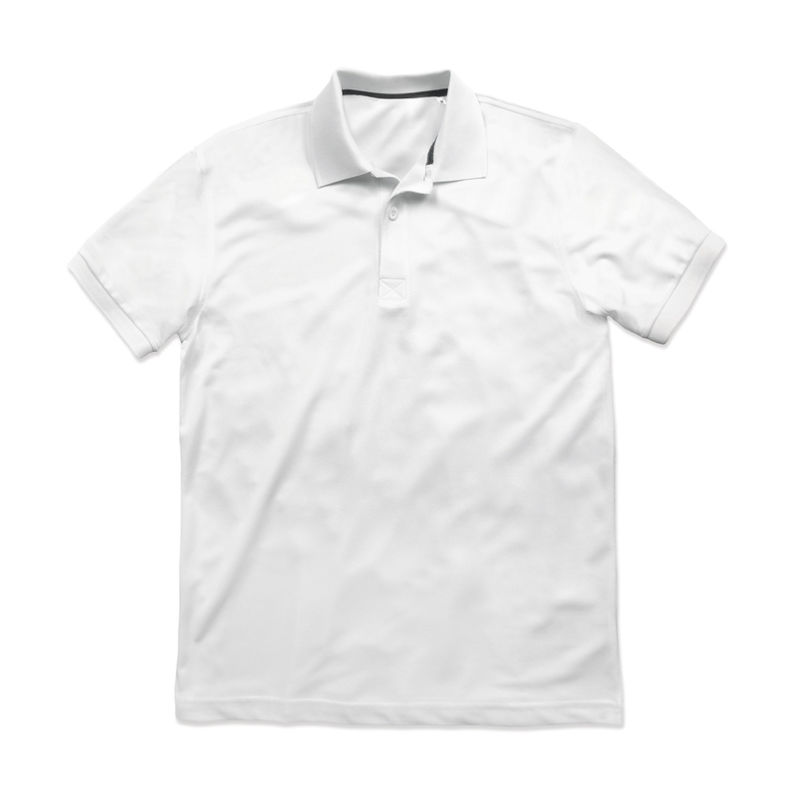 Rilirro | Polo manches courtes publicitaire pour homme Blanc