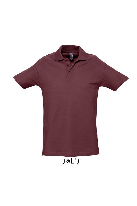 Spring Ii | Polo manches courtes publicitaire pour homme Bordeaux