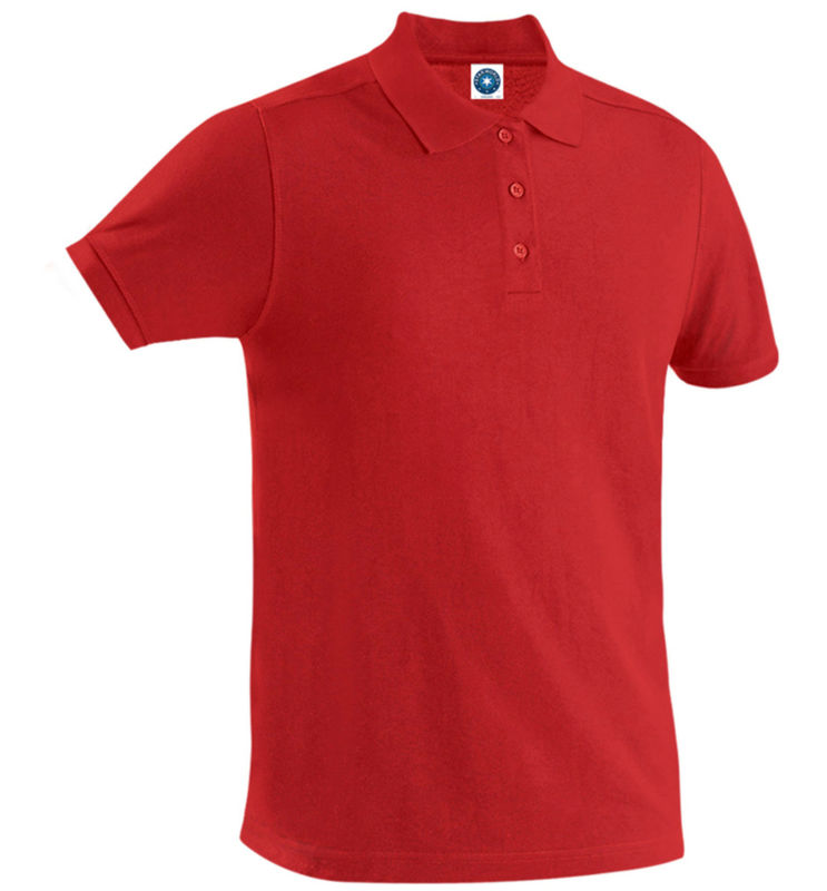 Star Polo | Polo manches courtes publicitaire pour homme Rouge