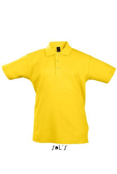 Summer Kids | Polo manches courtes personnalisé pour enfant Jaune