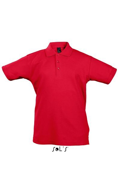 Summer Kids | Polo manches courtes personnalisé pour enfant Rouge