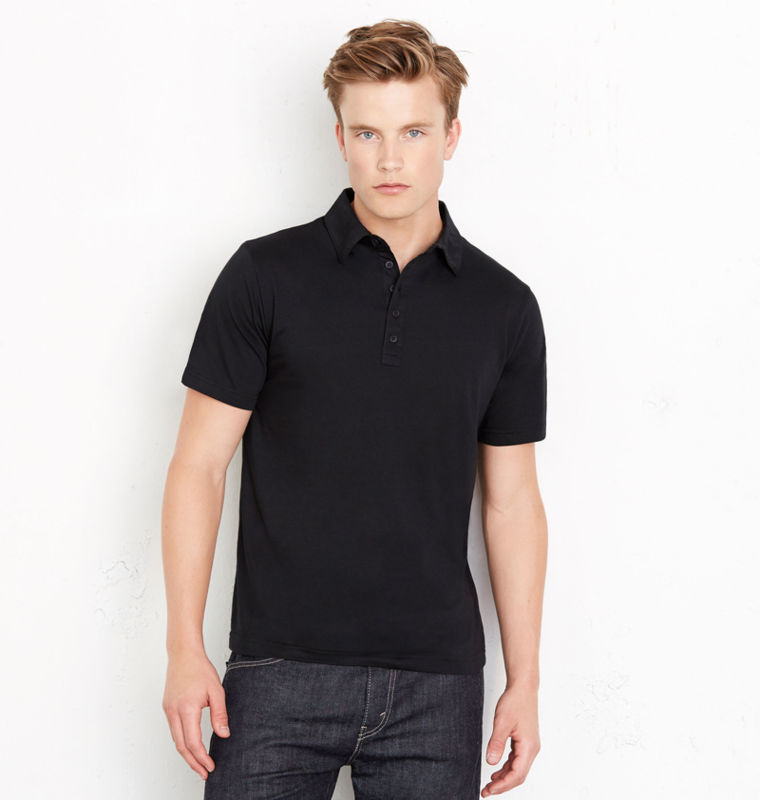 Toonny | Polo manches courtes publicitaire pour homme Noir 1