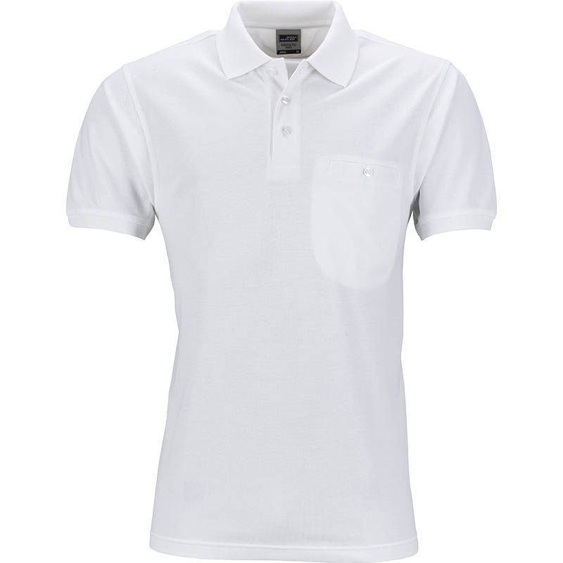 Wuta | Polo manches courtes personnalisé pour homme Blanc