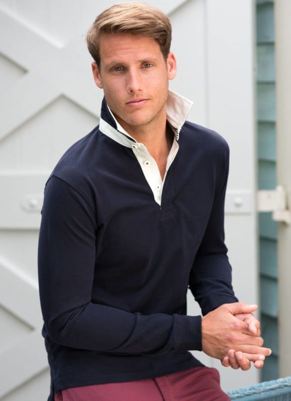 Yoovoo | Polo manches longues publicitaire pour homme