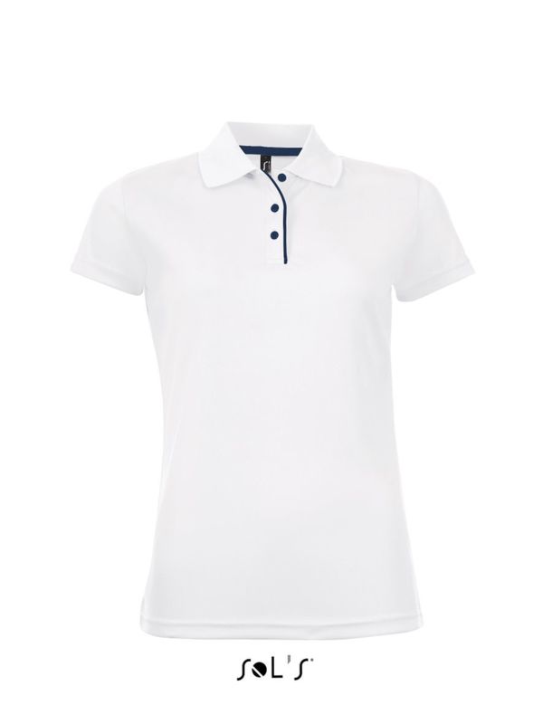 Zaro | Polo manches courtes publicitaire pour femme Blanc