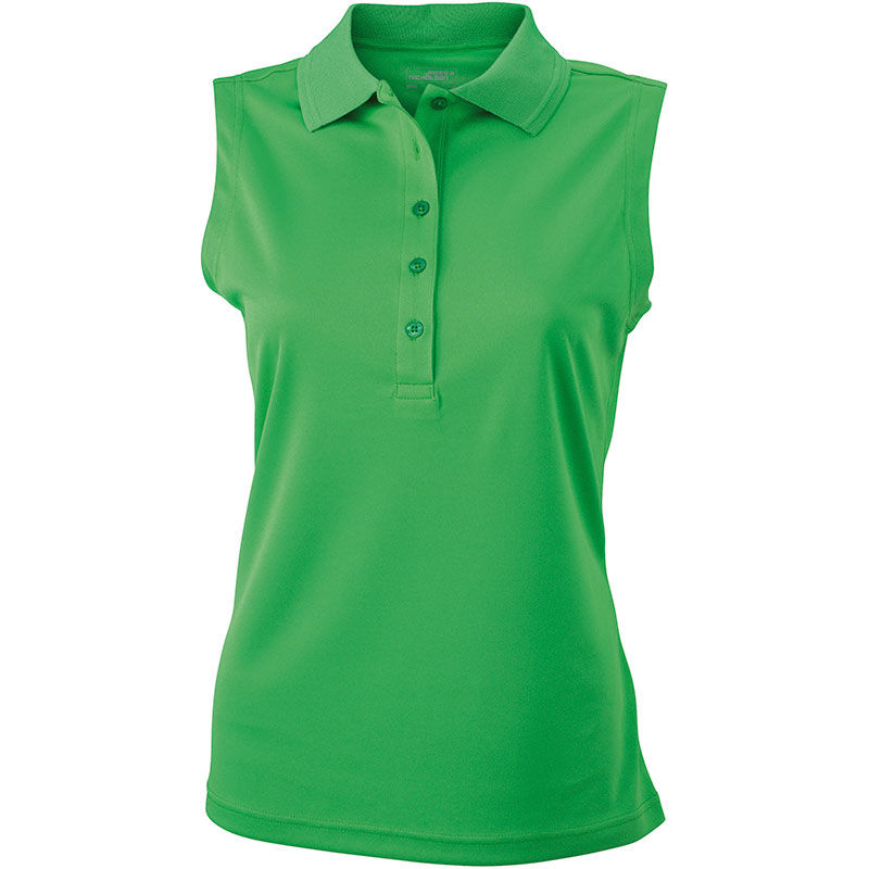 Zoopoo | Polo sans manches personnalisé pour femme Vert