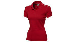 B-Hand Femme | Polo manches courtes personnalisé pour femme Rouge Blanc