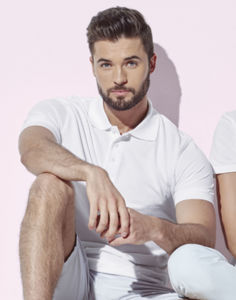 Benirri | Polo manches courtes publicitaire pour homme Blanc 1