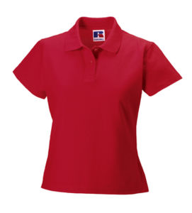 Better Ladies' | Polo manches courtes publicitaire pour femme Rouge 1