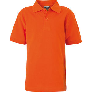 Booru | Polo manches courtes personnalisé pour homme Orange Foncé